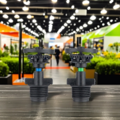 Doppeldüsen-Rotations-Sprinkler 360 für schnelle Verbindung Landwirtschaftliche Bewässerungseffizienz