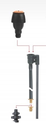 Insektenschützende Rotationssprinkler für die Bewässerung von Baumschulen