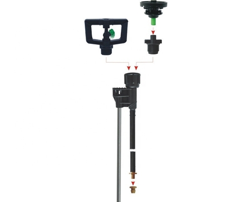 360-Grad-Rotations-Sprinkler mit variablem Winkel für anpassbare Bewässerungslösungen