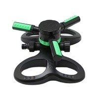 Langlebiger, 360 Grad verstellbarer automatischer, drehbarer Gartensprinkler mit 3 Armen