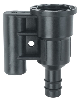 Alltägliche Maschinenbau Kunststoffe Bewässerungsteile Mikrosprinkler Schwarz Mittelstandsanschluss