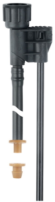 Alltägliche Maschinenbau Kunststoffe Bewässerungsteile Mikrosprinkler Schwarz Mittelstandsanschluss