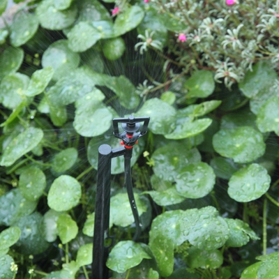 360-Grad-Sprinkler-System für die Bewässerung der Landwirtschaft in Kleingärten